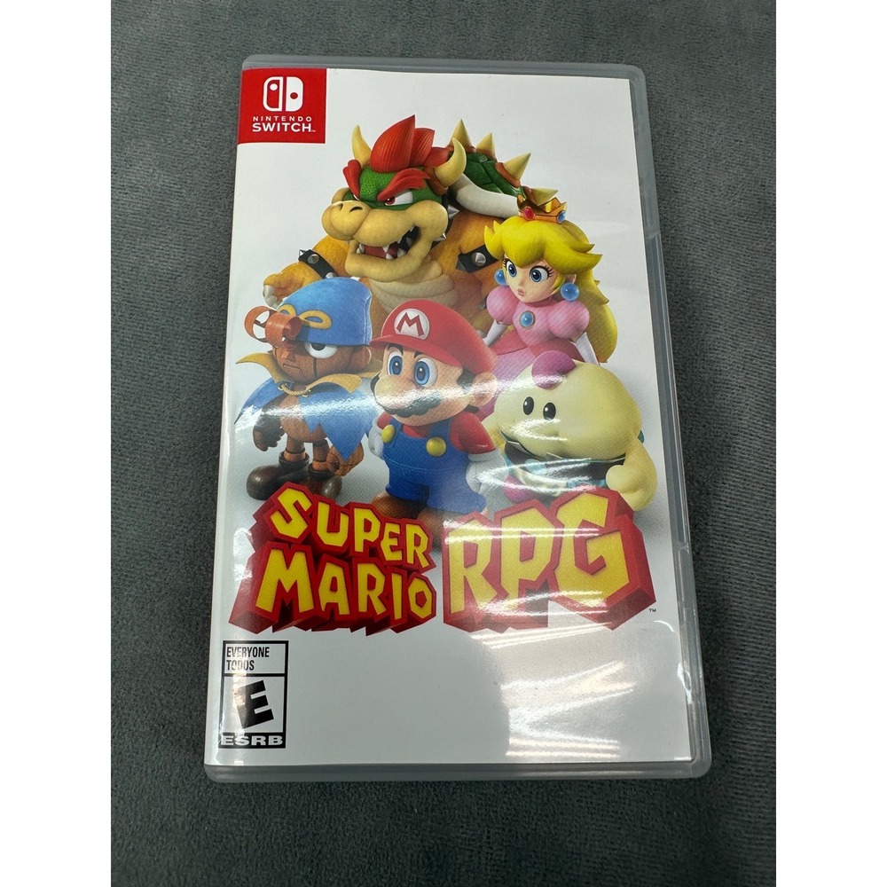 Nintendo Switch Super Mario RPG Game Cartridge and Case Complete CIB